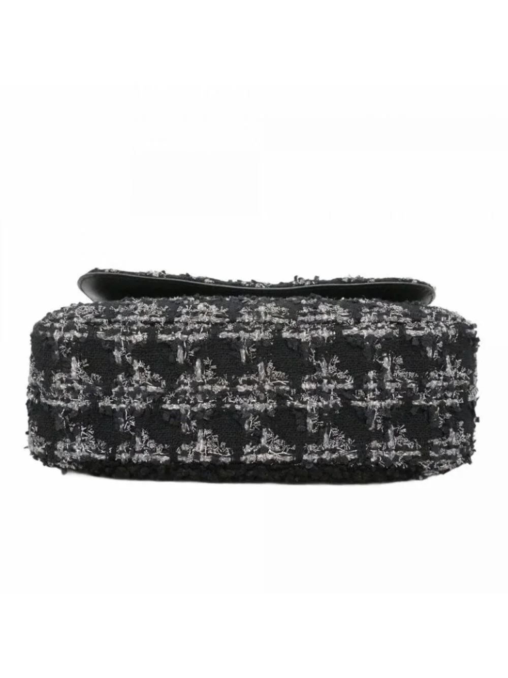 Chanel Handbag Black Gray Silver 2-Way Bag - Picture 3 of 10